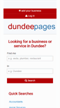 Mobile Screenshot of dundeepages.co.uk
